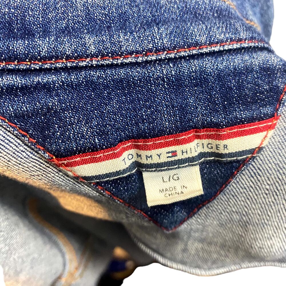 Tommy Hilfiger Denim Jacket Size Large - Picture 3 of 4
